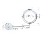 Verlichte Spiegel XL | Chroomstaal | Premium | OP=OP, Antiek en Kunst, Ophalen of Verzenden