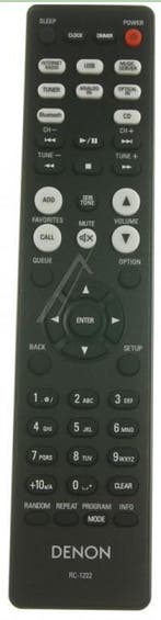 Afstandsbediening Denon rc-1222 rcd-n11dab rcd0n10, Ophalen of Verzenden, Nieuw, Origineel