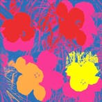 (After) Andy Warhol (1928-1987) - Flowers (red, yellow,