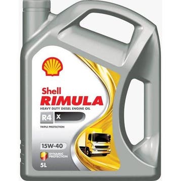 Shell Rimula R4 X 15W40 5L, Verzenden