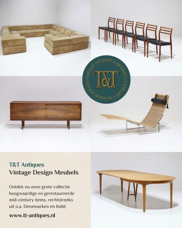 Vintage Design Meubels - Webshop en Woonwinkel in Hoogeveen, Ophalen, Zo goed als nieuw