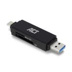 ACT | Kaartlezer | Extern | USB 3.1 | Gen1 | Type-C | Type-A, Verzenden, Nieuw