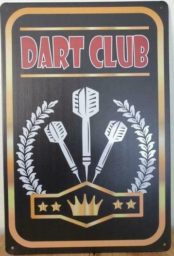 Dart club reclamebord, Verzamelen, Verzenden, Nieuw