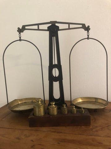 Balans of weegschaal - Eiffel-stijl - Gietijzer