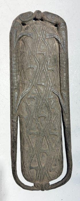 Heilig krokodillenpanel - Sentani - West-Papoea (Zonder