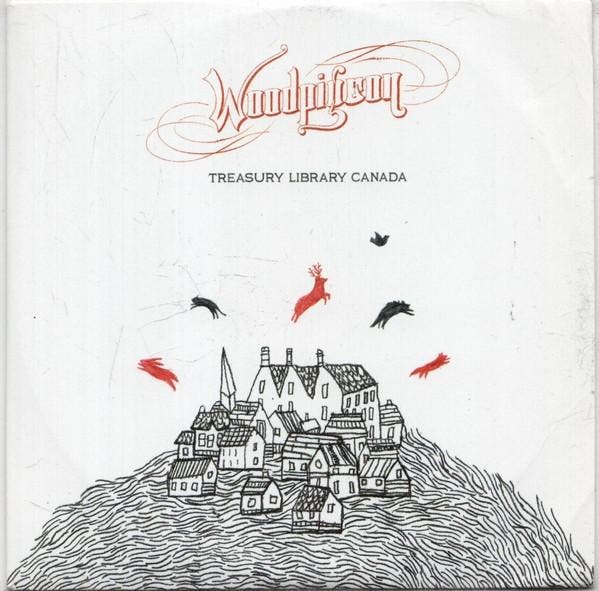 cd card - Woodpigeon - Treasury Library Canada, Cd's en Dvd's, Cd Singles, Zo goed als nieuw, Rock en Metal, Verzenden