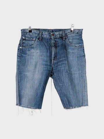 Levis Korte broek Heren maat W32 Blauw Vintage, Levi's, Ophalen of Verzenden, Zo goed als nieuw, Maat 48/50 (M)