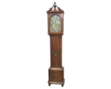 Een staand horloge, Holland, Rotterdam, 18e eeuw