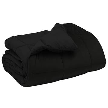 Microvezel Dekbed 200x200 | Tweedekansje | OP=OP, Huis en Inrichting, Zwart, Tweepersoons, Ophalen of Verzenden, Deken of Dekbed