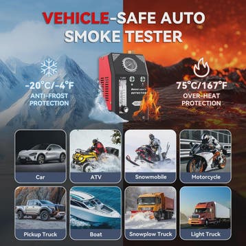 Professionele Rookmachine & Lekdetector voor Auto's - Ingebo, Verzenden, Nieuw