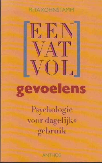 Een vat vol gevoelens - R. Kohnstamm 9789060746905, Boeken, Verzenden, Zo goed als nieuw, R. Kohnstamm