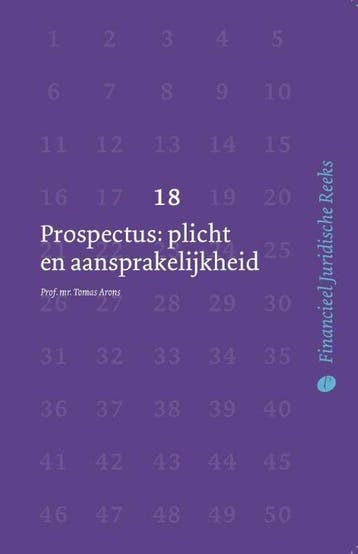 9789462512313 Financieel Juridische Reeks 18 -   Prospect..., Verzenden, Gelezen, Tomas Arons