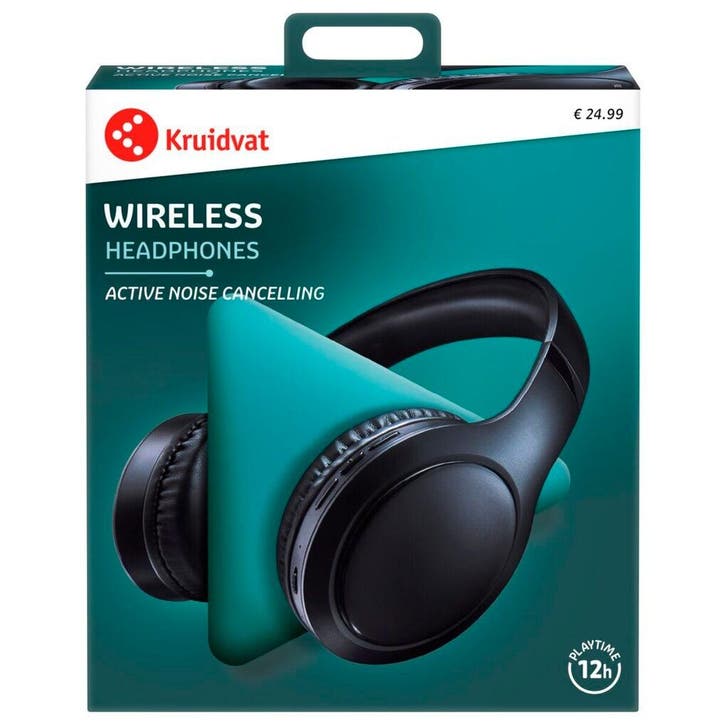 Kruidvat Noise Cancelling Draadloze Koptelefoon, Telecommunicatie, Mobiele telefoons | Toebehoren en Onderdelen, Nieuw, Verzenden