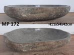 Lage natuursteen waskom | 5 - 11 cm hoog |, Ophalen of Verzenden, Nieuw, Wasbak of Wastafel