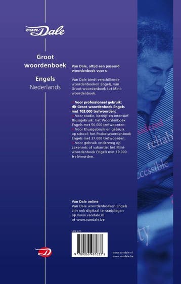 Van Dale Groot woordenboek Engels-Nederlands set 2 delen, Verzenden, Gelezen
