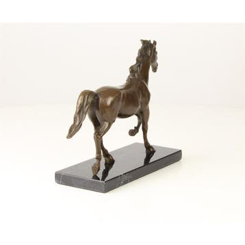 BRONZEN BEELD VAN EEN GALOPPEREND PAARD (Interieur), Verzenden, Nieuw