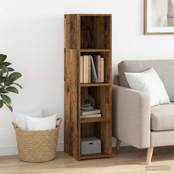 vidaXL buffetkast Oud hout 30 x 41 x 124 cm Bewerkt hout, Minder dan 50 cm, Verzenden, 100 tot 150 cm, Nieuw