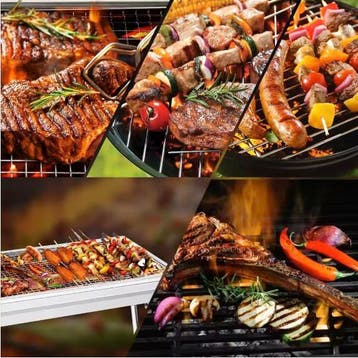 Opvouwbare Houtskool BBQ RVS Camping Picknick Tuin, Verzenden, Nieuw