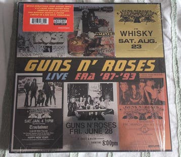 Guns N Roses - Live Era 87-93 - Misprint Coloured Edition, Nieuw in verpakking