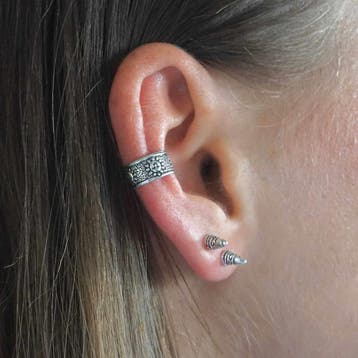Zilveren earcuff Sunny, Verzenden, Nieuw