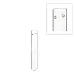 Reageerbuisjes glas 2 gaatjes 10 cm Ø1.5 cm set 12 stuks, Ophalen of Verzenden, Nieuw