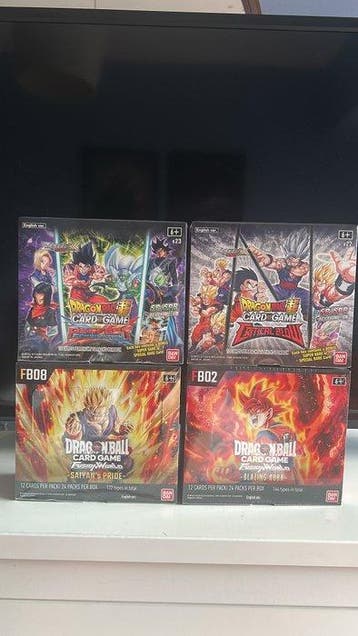 Bandai - 4 Box - Dragon Ball, Nieuw