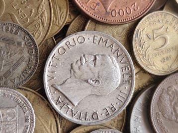 Groot lot van 120 oude wereldmunten – 5 zilveren munten –, Postzegels en Munten