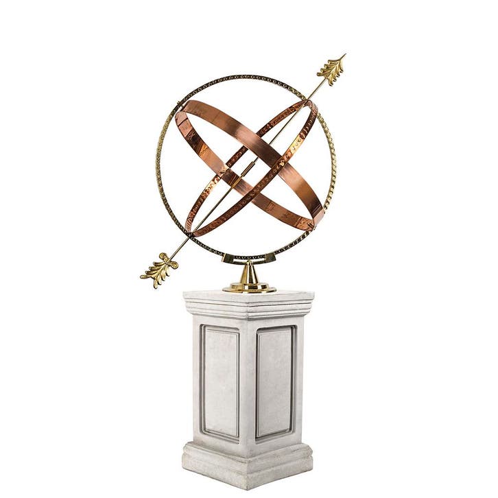 Zonnewijzer Hercules Z10 & sokkel S106 Decoratie, Tuin en Terras, Tuinwanddecoratie, Verzenden