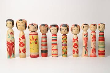 Zes afstammingen: Een verzamelset van 10 miniatuur Japanse