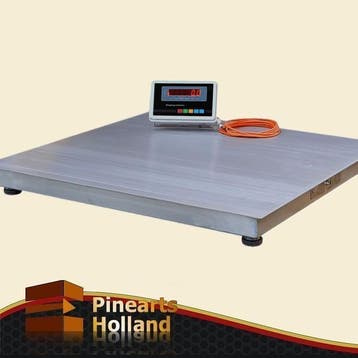 Ibex 3 Ton RVS Pallet- en Vloerweegschaal (3000kg x 0,5 kg), 1 tot 500 gram, Nieuw, 100 kg of meer, Ophalen of Verzenden