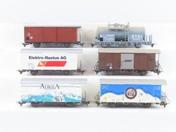 Bemo H0m - o.a. 2293 124/2296 102/2282 191 - Modeltrein, Nieuw
