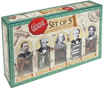 Great Minds - Set of 5 Puzzel | Professor Puzzle - Puzzels, Hobby en Vrije tijd, Denksport en Puzzels, Verzenden, Nieuw