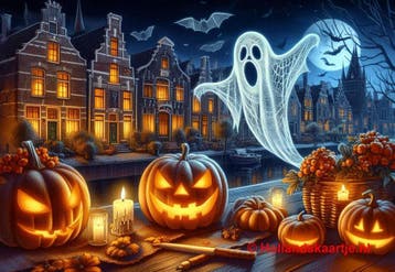 Halloween kaarten voor o.a. Postcrossing met korting, Verzenden, Ongelopen, Feest(dag)