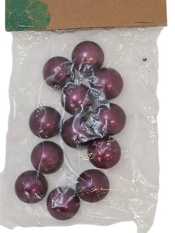 Parel, rijgparels 20 mm 50 gr hbx 85-0088-050 Aubergine, Ophalen of Verzenden, Nieuw