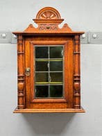 Kast - Hout, Glas - Art deco wandkast