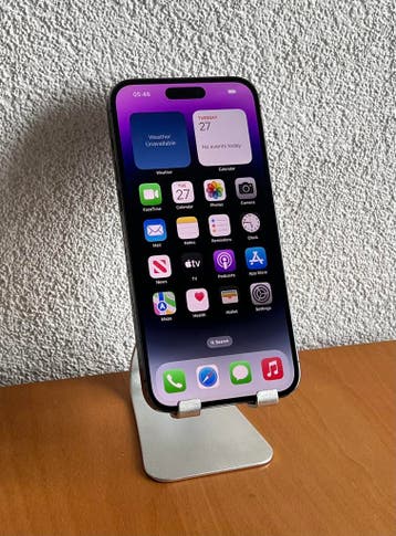 Apple iPhone 14 Pro Max 128GB Paars / Garantie / Nette staat, 128 GB, Paars, Refurbished, Ophalen of Verzenden