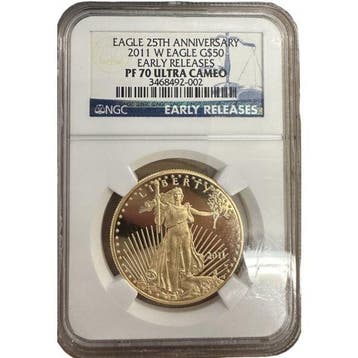 Verenigde Staten. 50 Dollars 2011 1 oz $50 USD American 25th