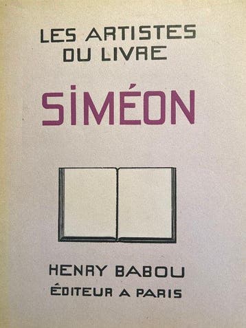 Camille Mauclair / Luc-Benoist - SIMÉON / G. BELOT -