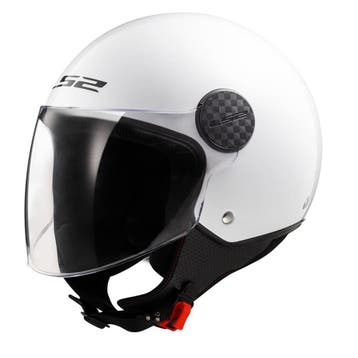 LS2 OF558 Sphere II Solid Gloss White Jet Helm, Motoren, Kleding | Motorhelmen, Jethelm, XXL, Nieuw met kaartje, Overige merken