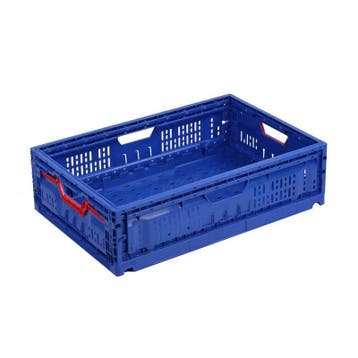 Klapkrat 600x400x202 mm 40 liter blauw, 40 liter of meer, Ophalen of Verzenden, Nieuw, Kunststof