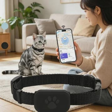 Pet GPS Tracker Halsband - Anti-Verlies Tracker voor Hond &, Verzenden, Nieuw