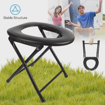 Draagbaar Camping Toilet: Compacte en Lichtgewicht Commode S, Verzenden, Nieuw