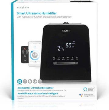 Nedis SmartLife Luchtbevochtiger - 110 W - Met Koele en Warm, Verzenden, Zo goed als nieuw