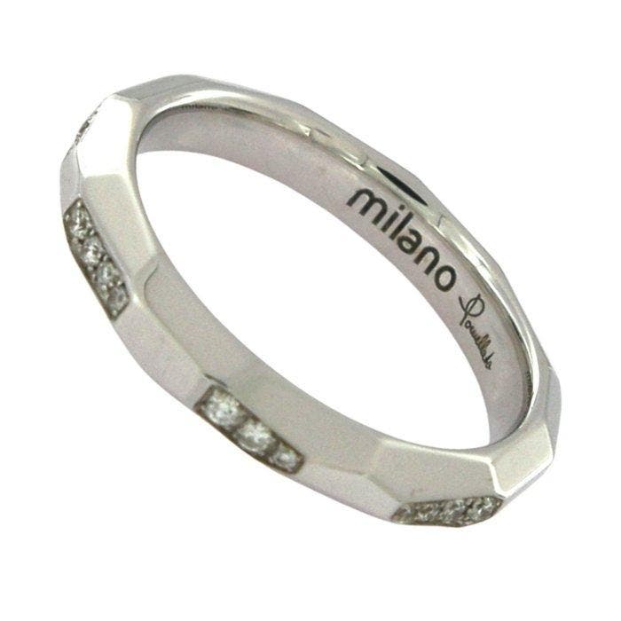 Pomellato - Ring - Milano - 18 karaat Witgoud Diamant, Sieraden, Tassen en Uiterlijk, Ringen