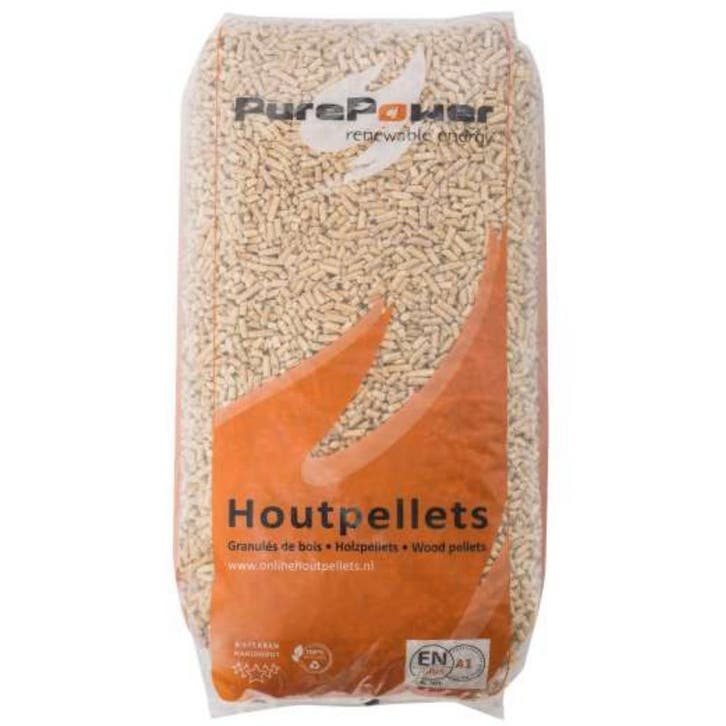 PURE POWER - Houtpellets - ENplus A1 - Per losse zak - 1, Tuin en Terras, Haardhout, Ophalen of Verzenden