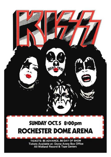Posters - Poster Kiss - Rochester Dome, Verzenden, Zo goed als nieuw