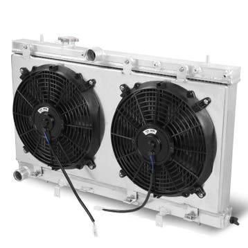 SK-Import Radiator met Shroud en Fans Zilver Subaru Impreza, Ophalen of Verzenden, Nieuw, Subaru