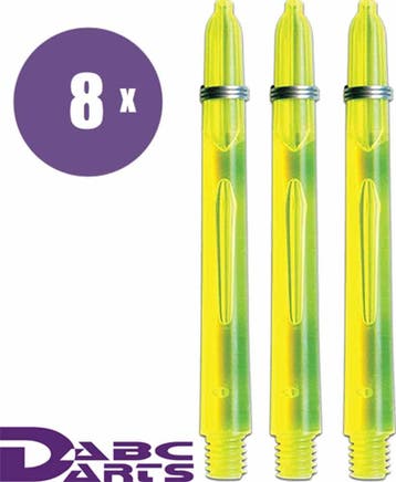 ABC Darts – Edgeglow Geel - 8 sets (Dart Shafts), Ophalen of Verzenden, Nieuw, Shafts