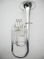 Gebruikte Althoorn Yamaha model YAH-201S verzilverd, Ophalen of Verzenden, Gebruikt, Althoorn of Eshoorn, Met koffer