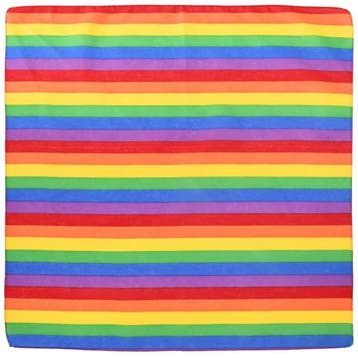 Fako Fashion - Bandana - Regenboog Gestreept - Rainbow, Verzenden, Nieuw
